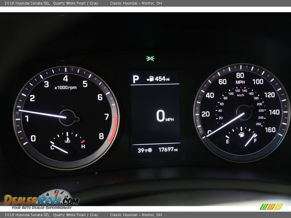 2018 Hyundai Sonata SEL Quartz White Pearl / Gray Photo #8