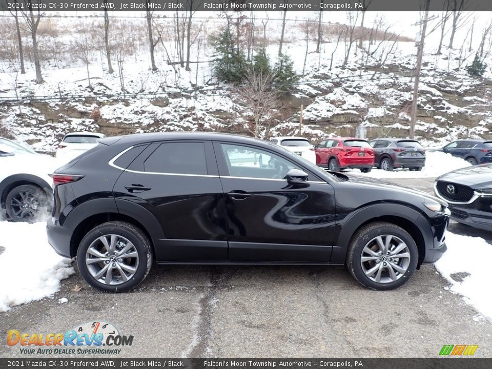 2021 Mazda CX-30 Preferred AWD Jet Black Mica / Black Photo #1