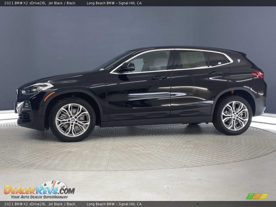 2021 BMW X2 sDrive28i Jet Black / Black Photo #7