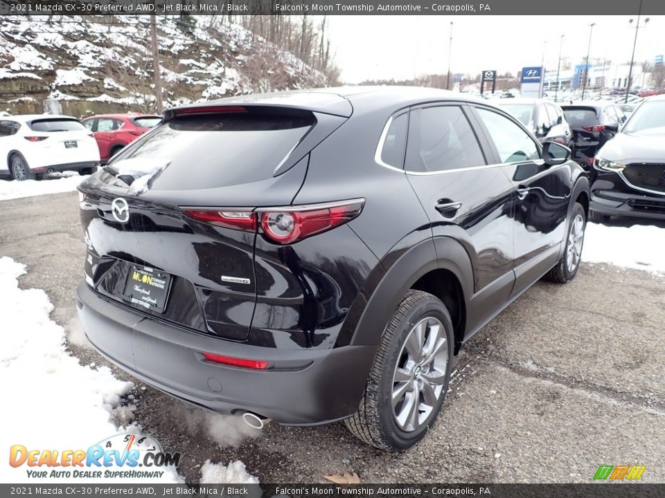 2021 Mazda CX-30 Preferred AWD Jet Black Mica / Black Photo #2