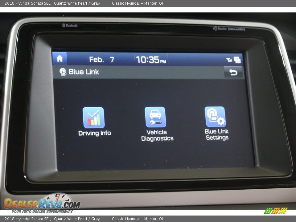 2018 Hyundai Sonata SEL Quartz White Pearl / Gray Photo #12