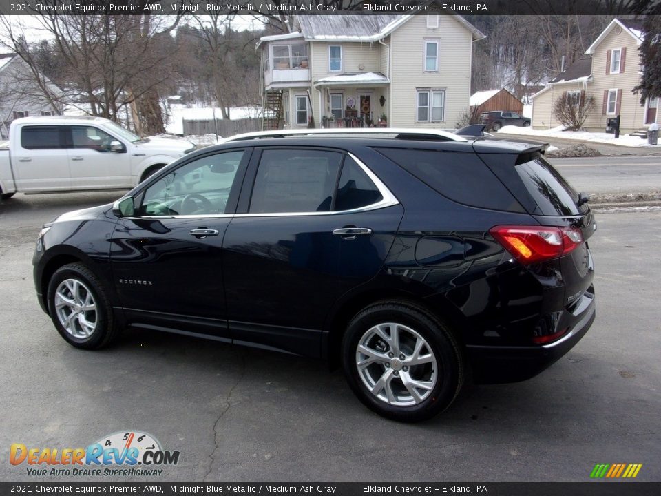 2021 Chevrolet Equinox Premier AWD Midnight Blue Metallic / Medium Ash Gray Photo #5