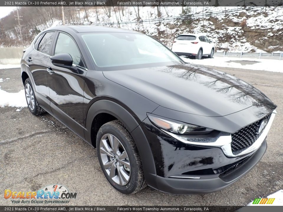 2021 Mazda CX-30 Preferred AWD Jet Black Mica / Black Photo #3