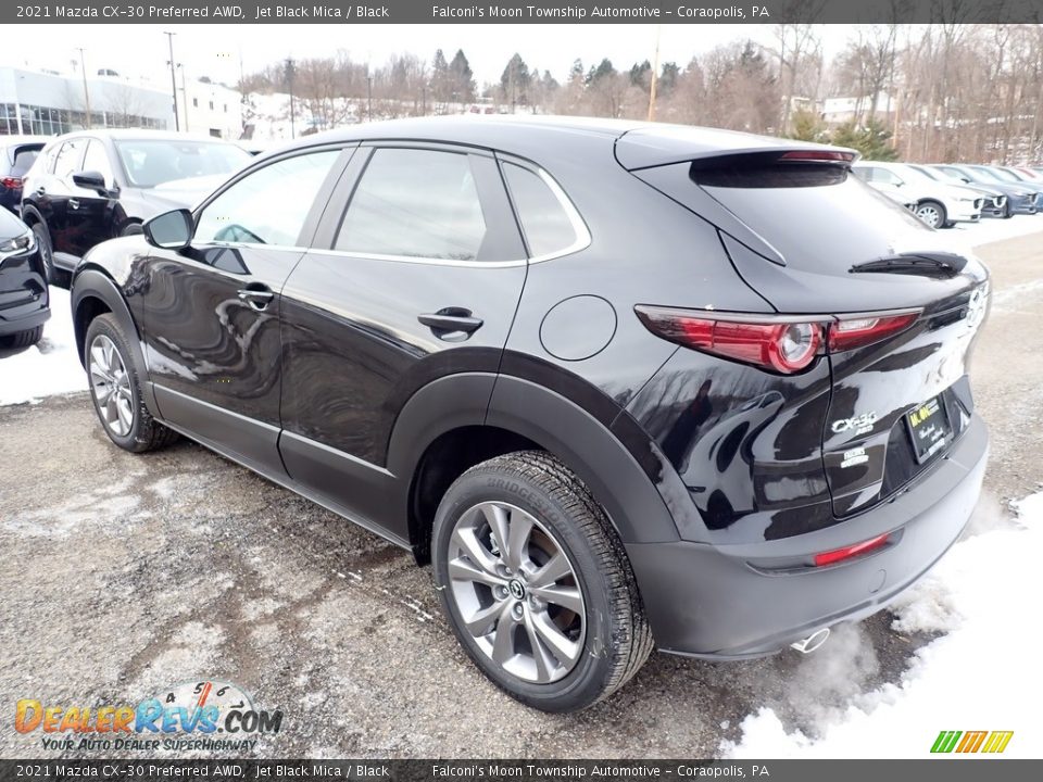 2021 Mazda CX-30 Preferred AWD Jet Black Mica / Black Photo #6