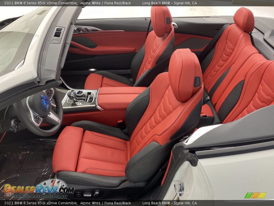 Rear Seat of 2021 BMW 8 Series 850i xDrive Convertible Photo #21