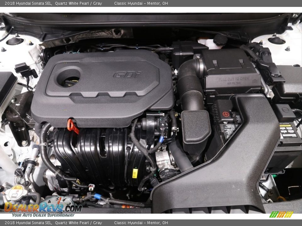 2018 Hyundai Sonata SEL Quartz White Pearl / Gray Photo #19