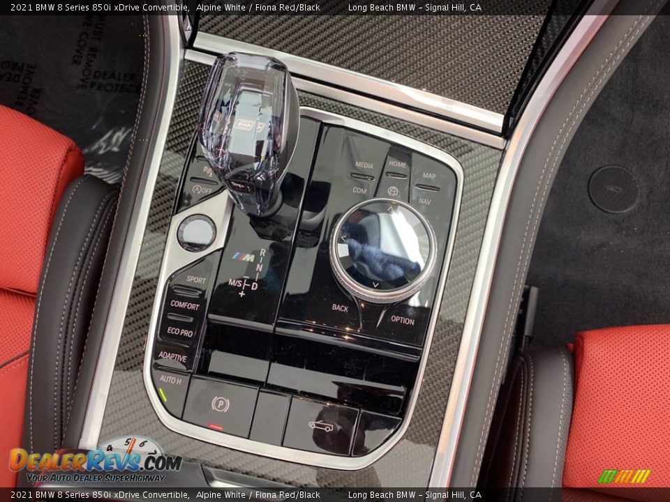 Controls of 2021 BMW 8 Series 850i xDrive Convertible Photo #25