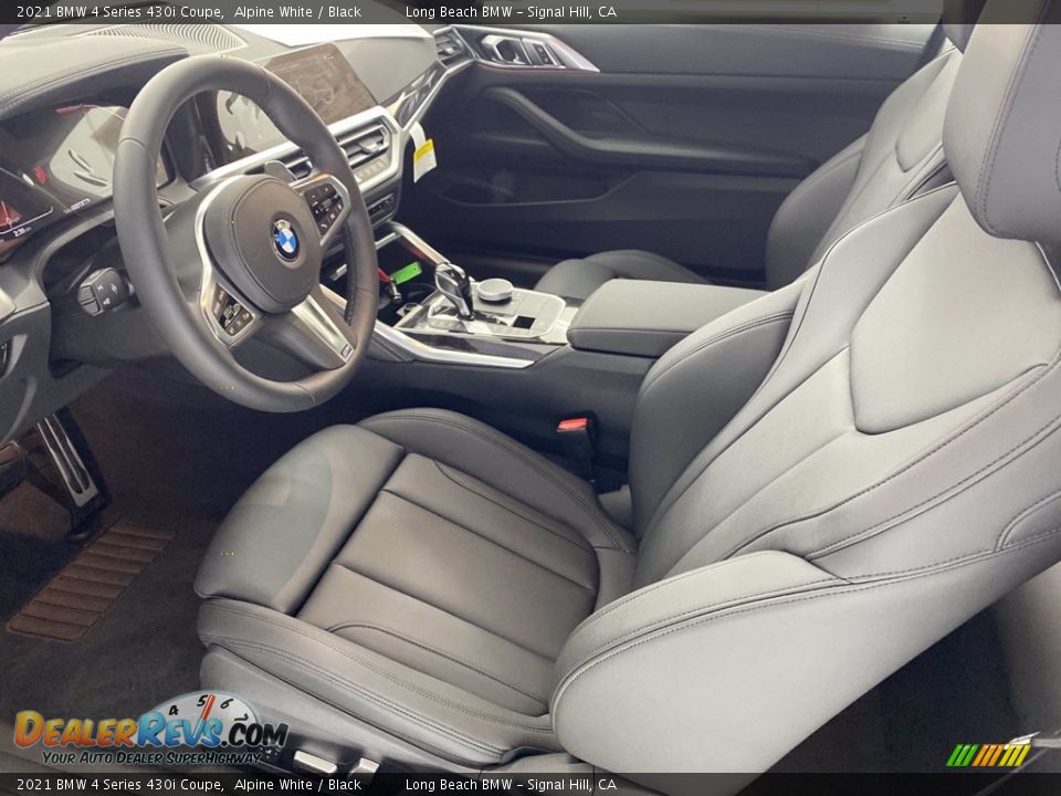 2021 BMW 4 Series 430i Coupe Alpine White / Black Photo #3