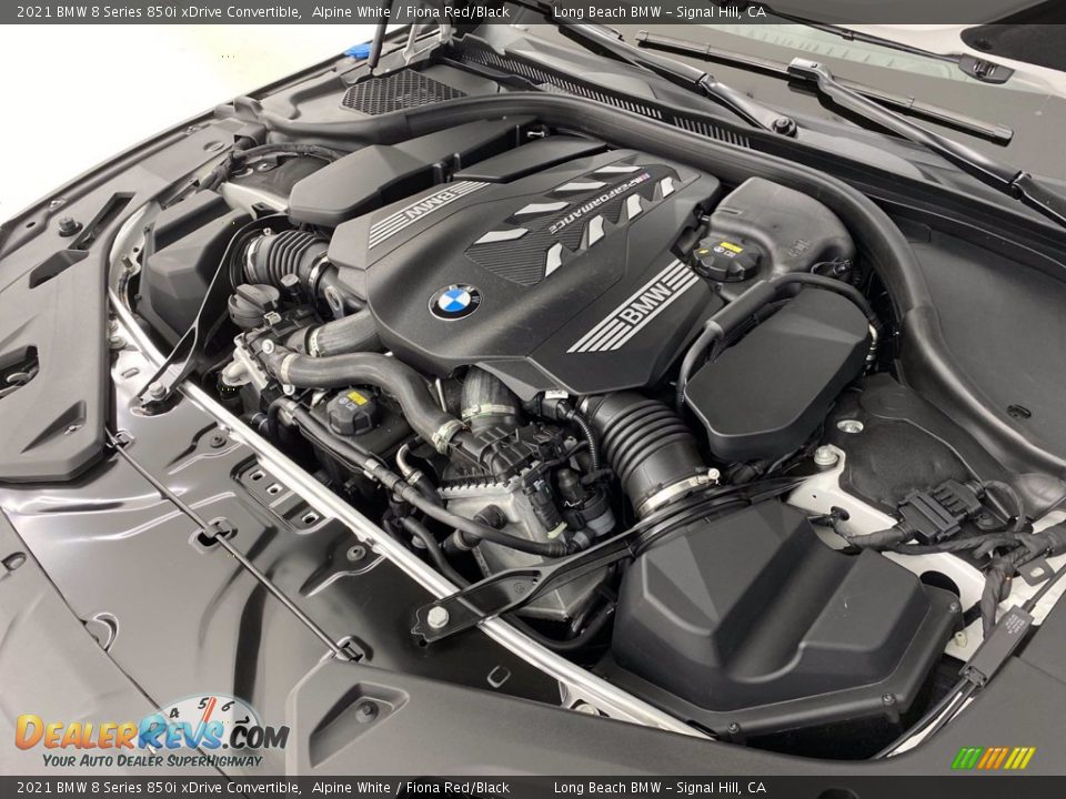 2021 BMW 8 Series 850i xDrive Convertible 4.4 Liter M TwinPower Turbocharged DOHC 32-Valve VVT V8 Engine Photo #32