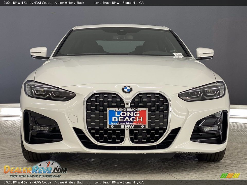 2021 BMW 4 Series 430i Coupe Alpine White / Black Photo #5