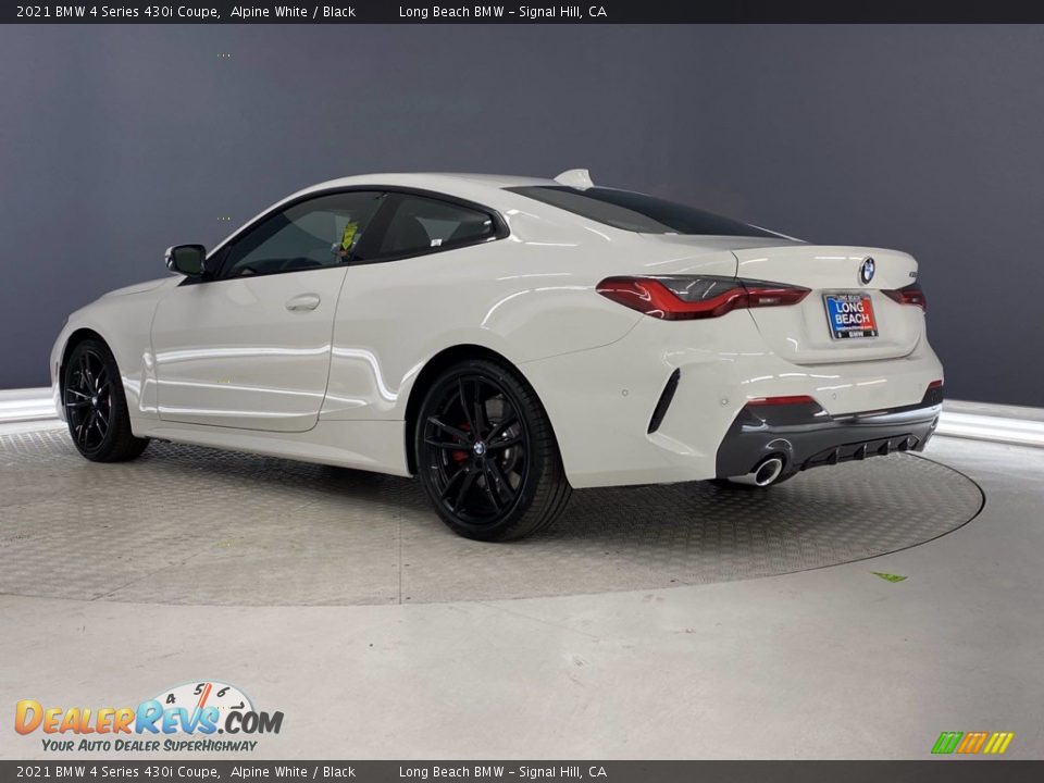 2021 BMW 4 Series 430i Coupe Alpine White / Black Photo #9