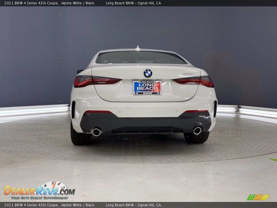 2021 BMW 4 Series 430i Coupe Alpine White / Black Photo #10