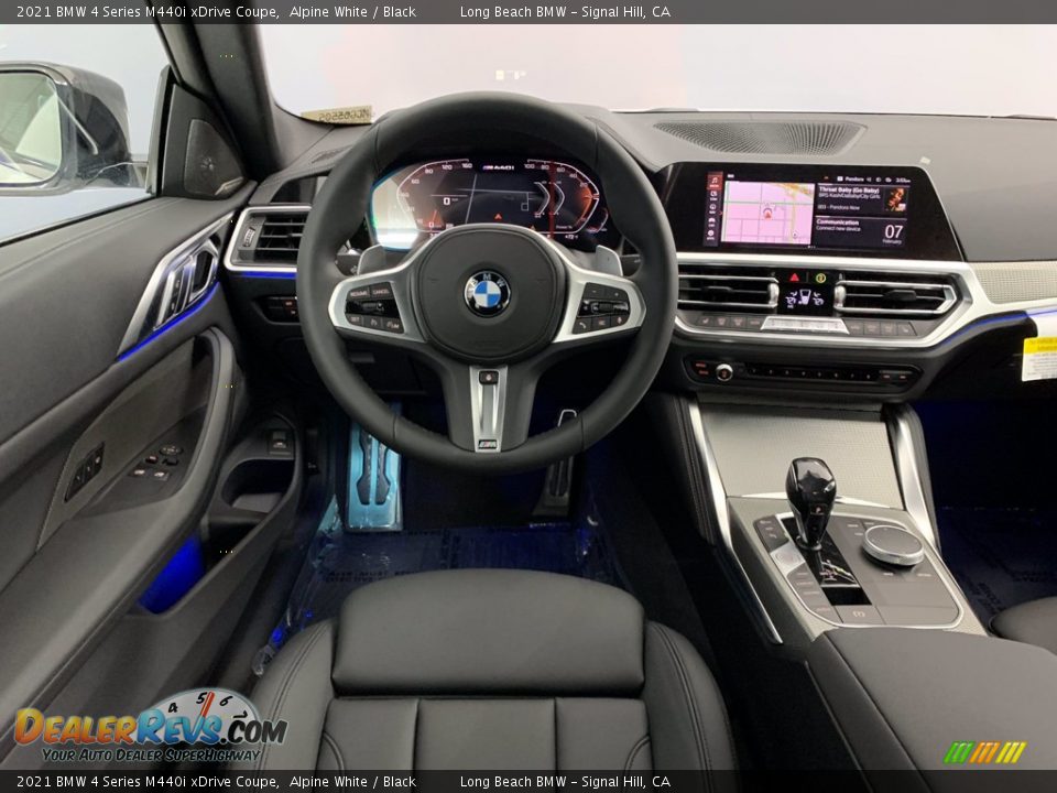 2021 BMW 4 Series M440i xDrive Coupe Alpine White / Black Photo #5