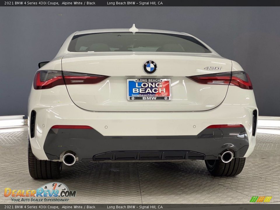 2021 BMW 4 Series 430i Coupe Alpine White / Black Photo #11