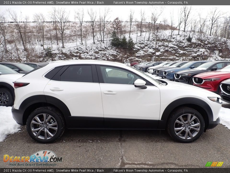 2021 Mazda CX-30 Preferred AWD Snowflake White Pearl Mica / Black Photo #1