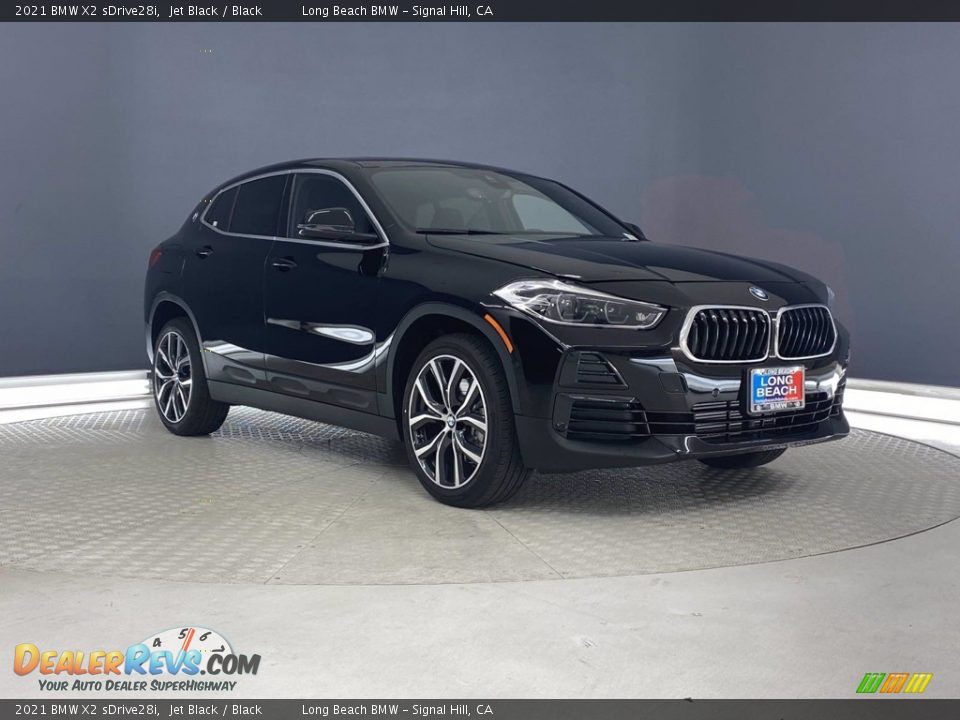 2021 BMW X2 sDrive28i Jet Black / Black Photo #1