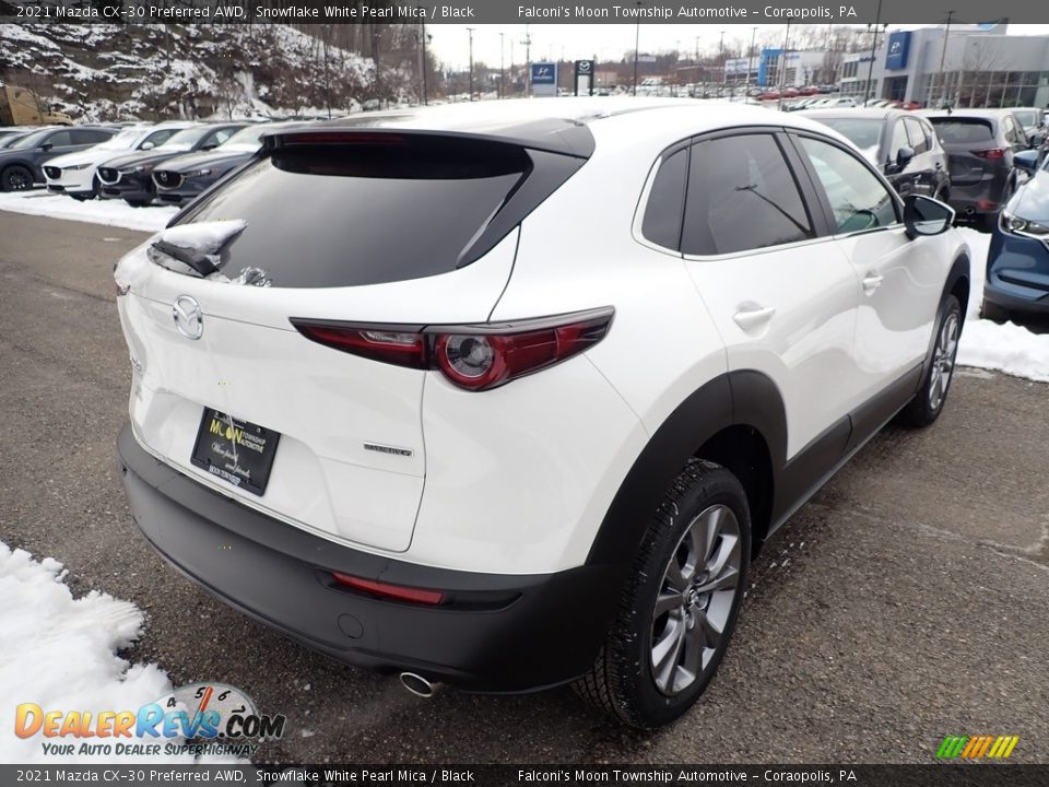 2021 Mazda CX-30 Preferred AWD Snowflake White Pearl Mica / Black Photo #2