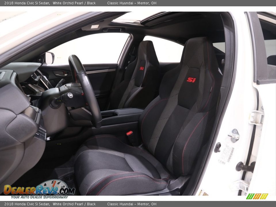 2018 Honda Civic Si Sedan White Orchid Pearl / Black Photo #5