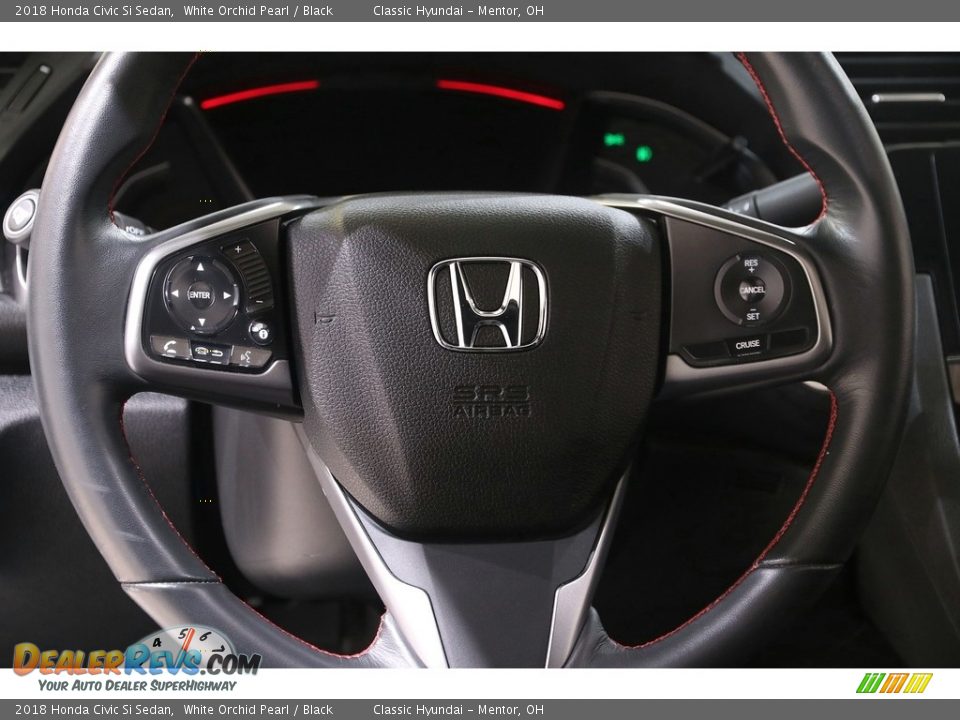 2018 Honda Civic Si Sedan White Orchid Pearl / Black Photo #7