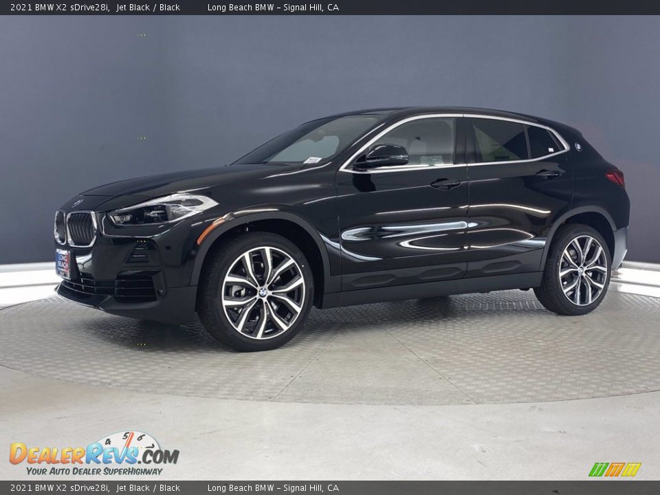 2021 BMW X2 sDrive28i Jet Black / Black Photo #7