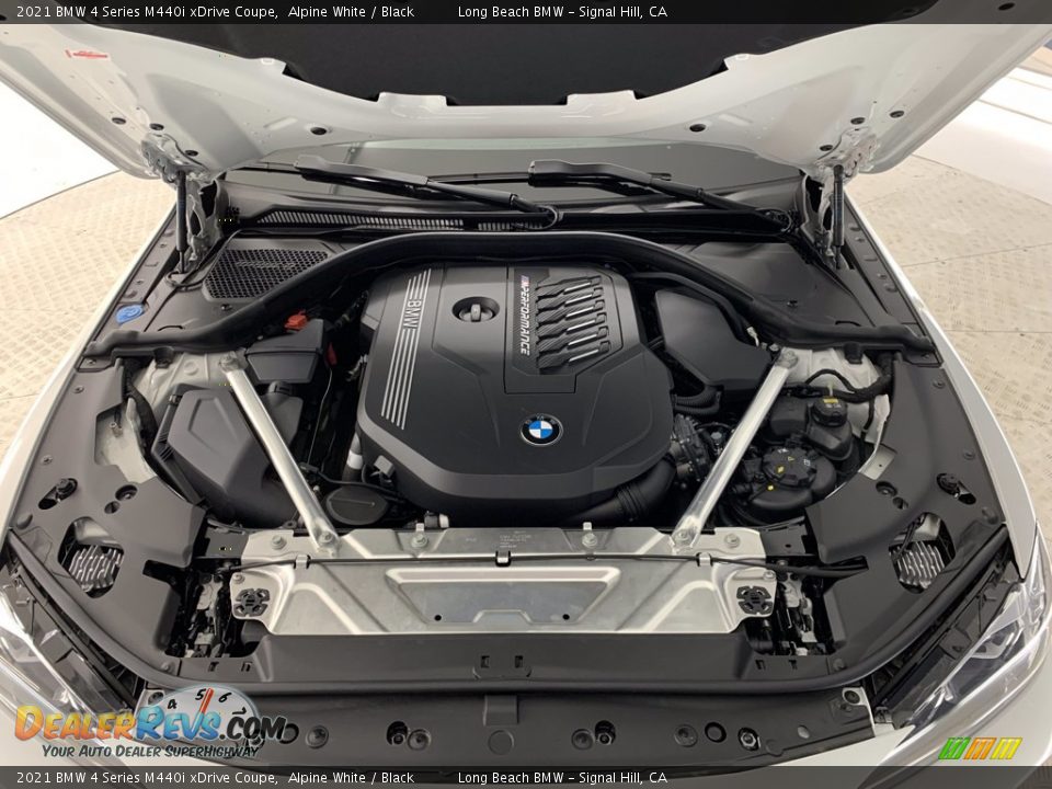 2021 BMW 4 Series M440i xDrive Coupe Alpine White / Black Photo #18