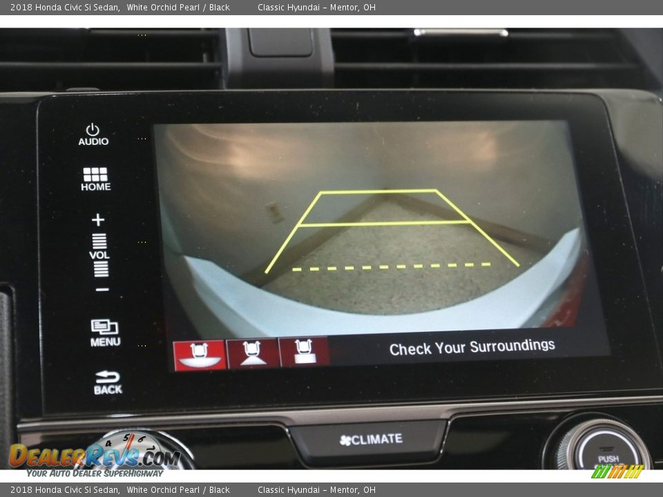 2018 Honda Civic Si Sedan White Orchid Pearl / Black Photo #13