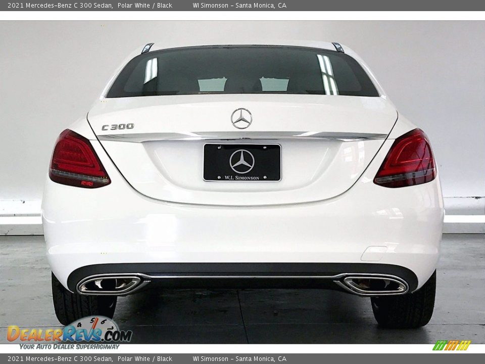 2021 Mercedes-Benz C 300 Sedan Polar White / Black Photo #3