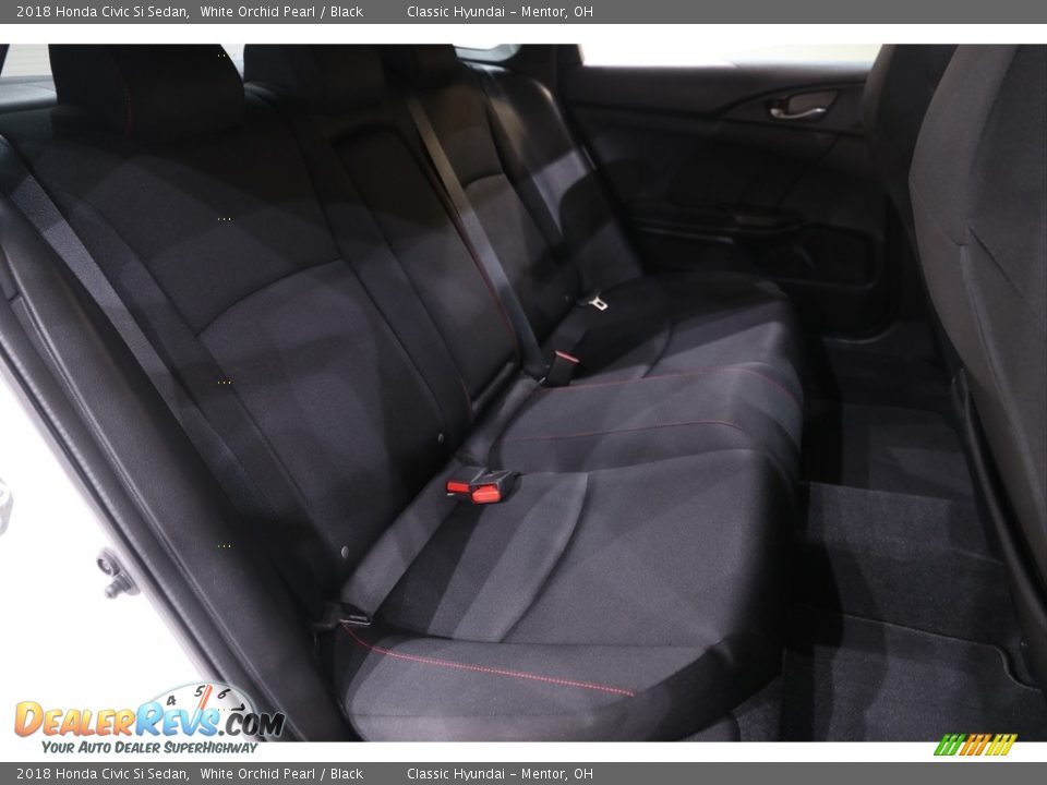 2018 Honda Civic Si Sedan White Orchid Pearl / Black Photo #17