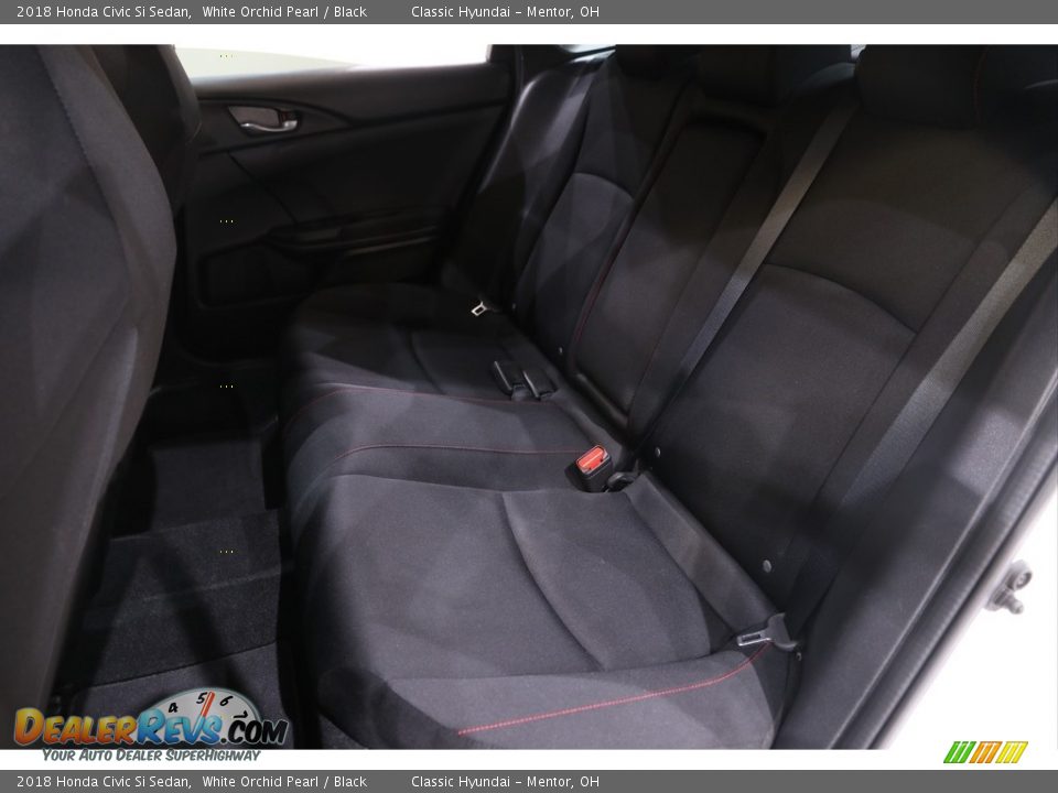 2018 Honda Civic Si Sedan White Orchid Pearl / Black Photo #18