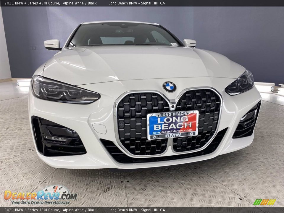 2021 BMW 4 Series 430i Coupe Alpine White / Black Photo #29