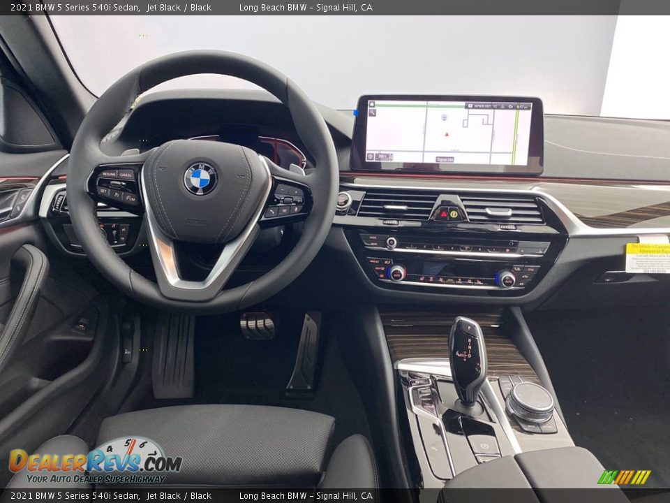 2021 BMW 5 Series 540i Sedan Jet Black / Black Photo #2