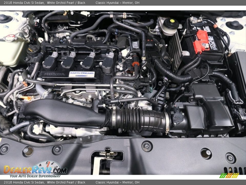 2018 Honda Civic Si Sedan White Orchid Pearl / Black Photo #20