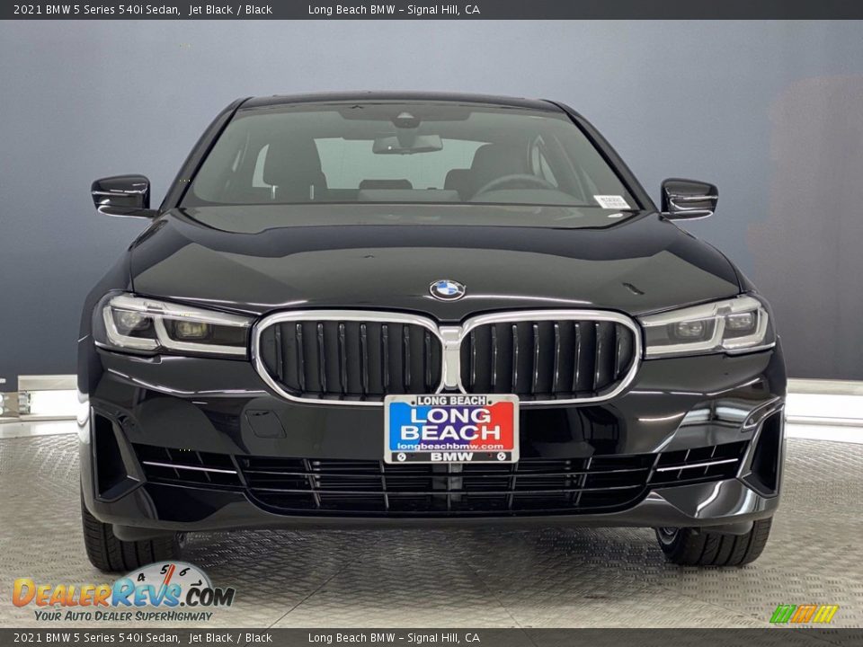 2021 BMW 5 Series 540i Sedan Jet Black / Black Photo #4