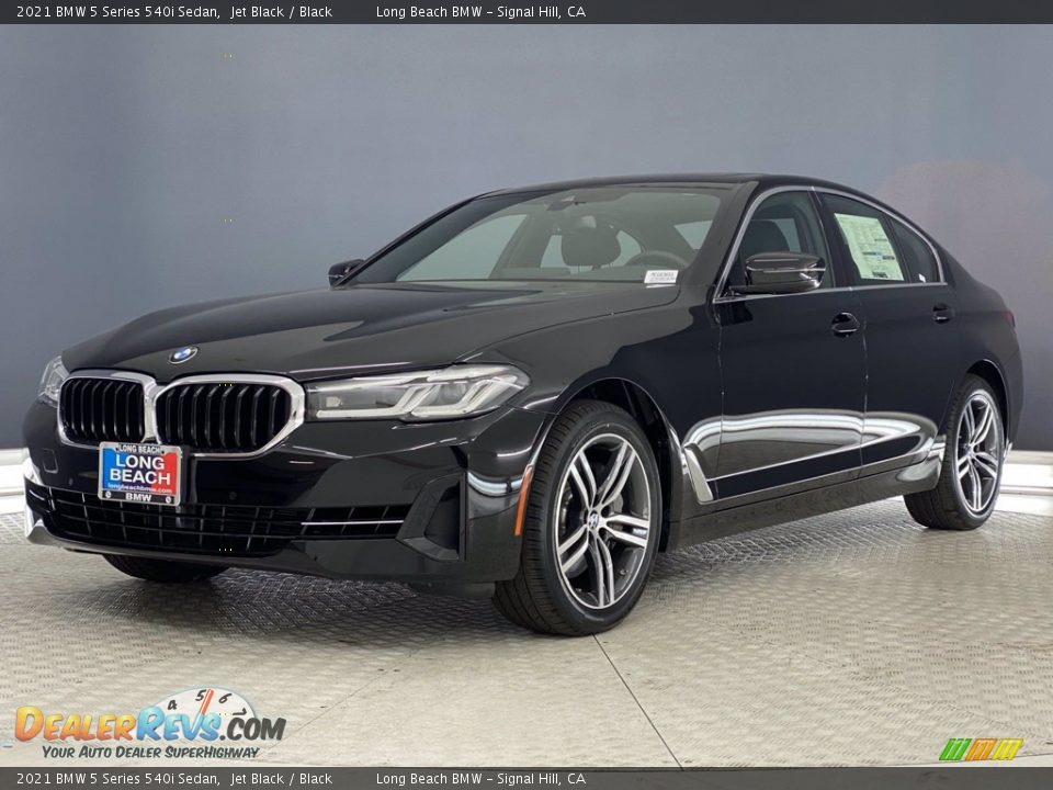 2021 BMW 5 Series 540i Sedan Jet Black / Black Photo #5