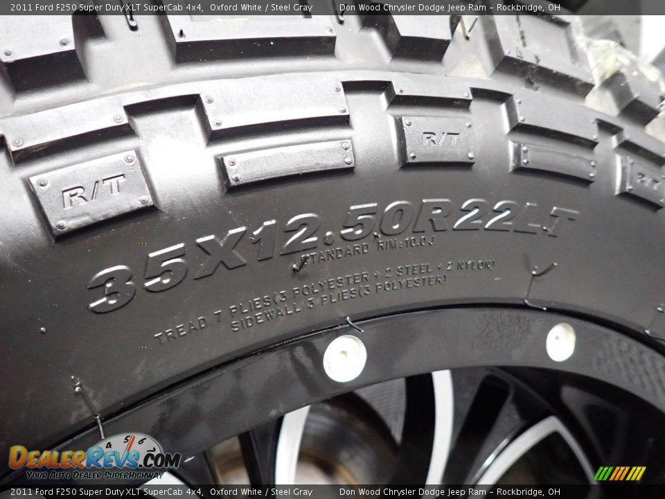 2011 Ford F250 Super Duty XLT SuperCab 4x4 Oxford White / Steel Gray Photo #16