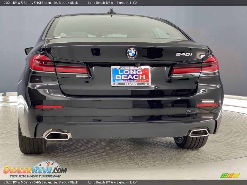 2021 BMW 5 Series 540i Sedan Jet Black / Black Photo #9