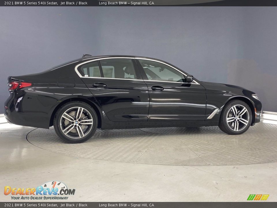 2021 BMW 5 Series 540i Sedan Jet Black / Black Photo #11