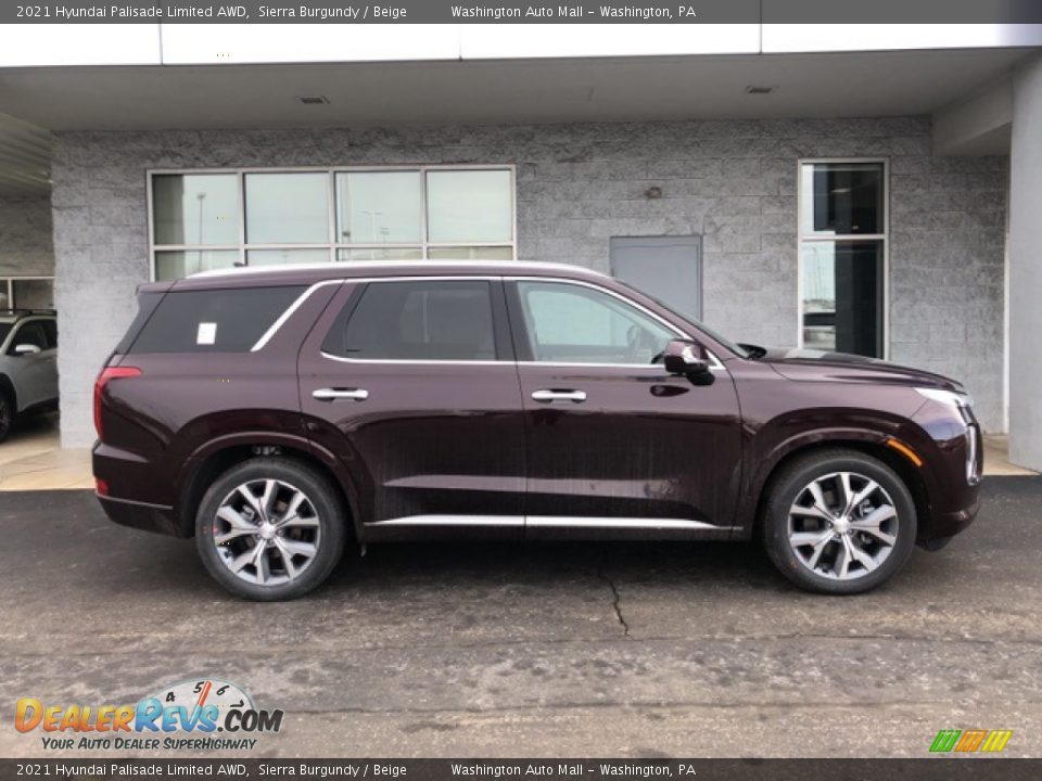 Sierra Burgundy 2021 Hyundai Palisade Limited AWD Photo #2