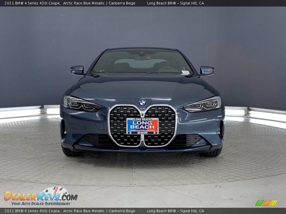 2021 BMW 4 Series 430i Coupe Arctic Race Blue Metallic / Canberra Beige Photo #21