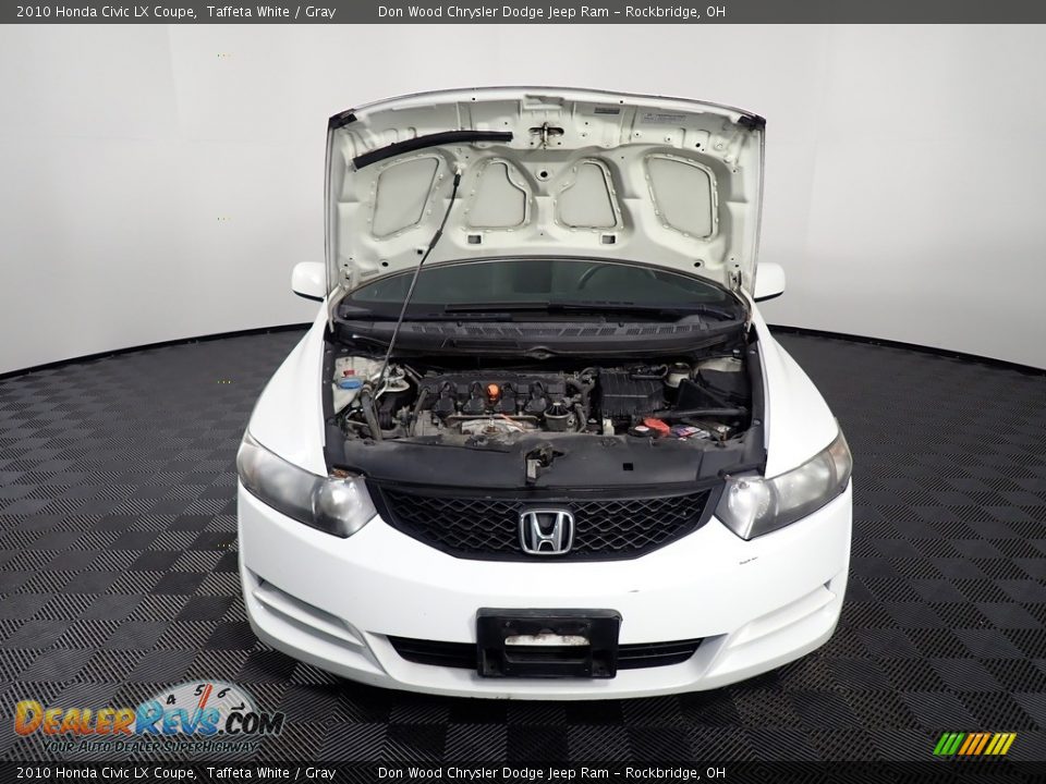 2010 Honda Civic LX Coupe Taffeta White / Gray Photo #5