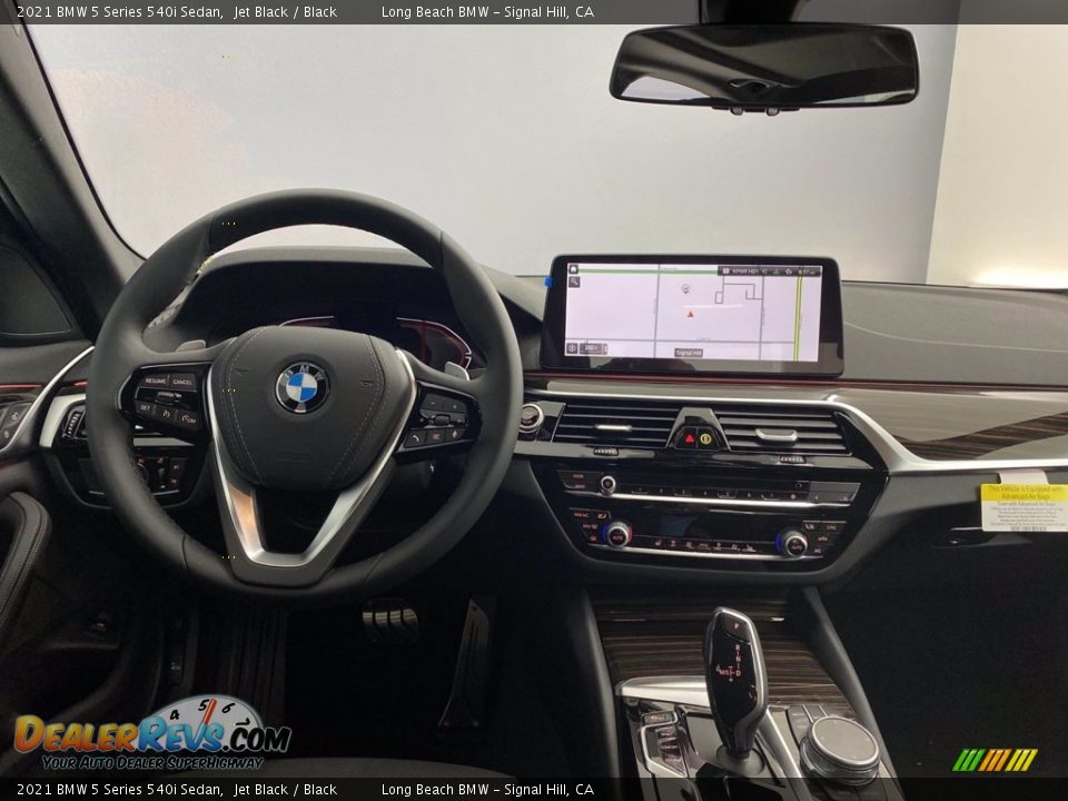 2021 BMW 5 Series 540i Sedan Jet Black / Black Photo #28