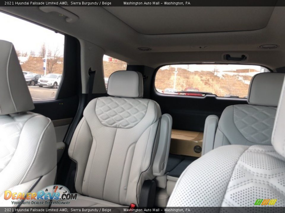 2021 Hyundai Palisade Limited AWD Sierra Burgundy / Beige Photo #16