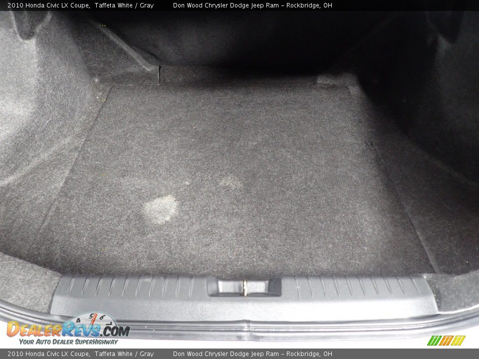 2010 Honda Civic LX Coupe Taffeta White / Gray Photo #15