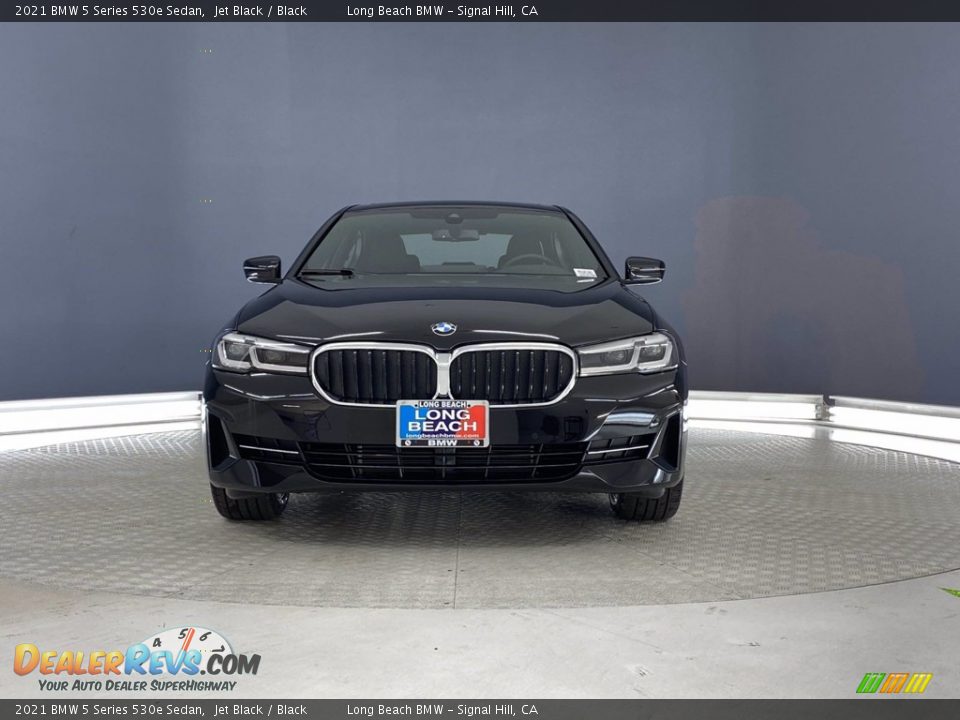 2021 BMW 5 Series 530e Sedan Jet Black / Black Photo #4