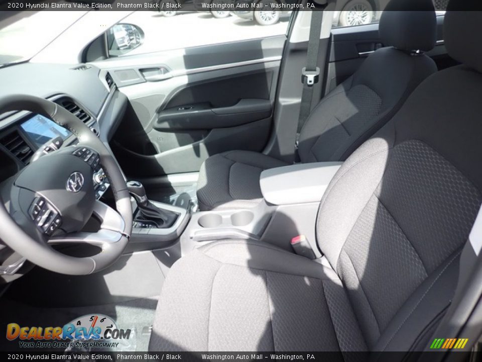 2020 Hyundai Elantra Value Edition Phantom Black / Black Photo #11