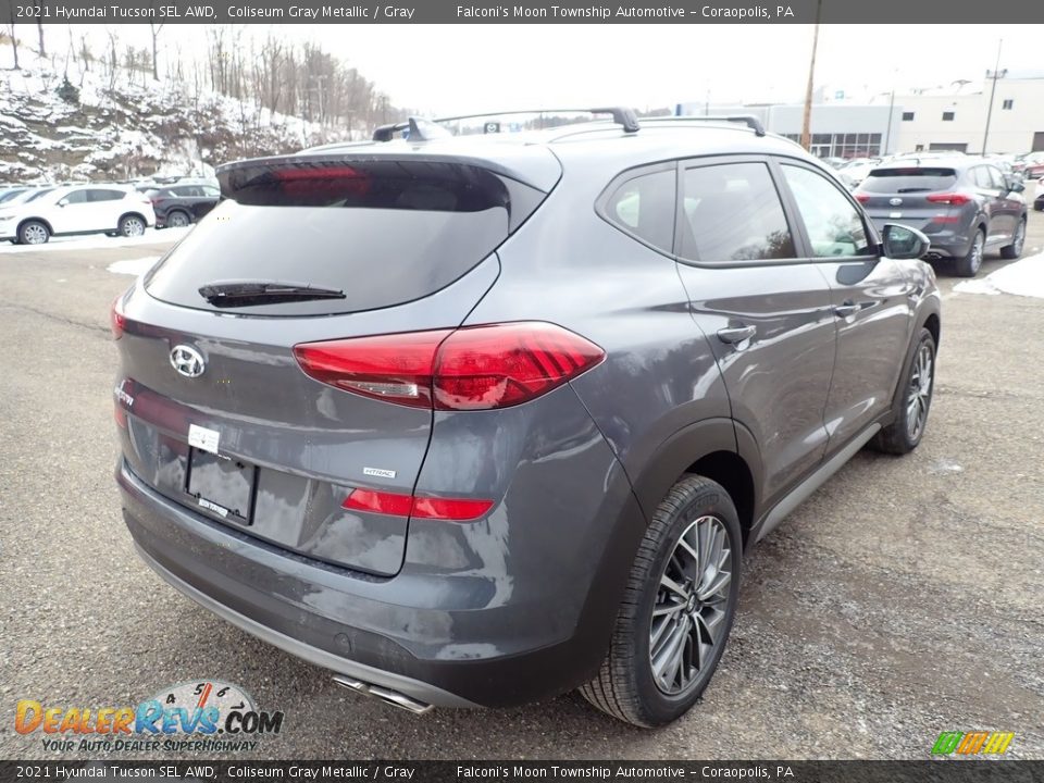 2021 Hyundai Tucson SEL AWD Coliseum Gray Metallic / Gray Photo #2