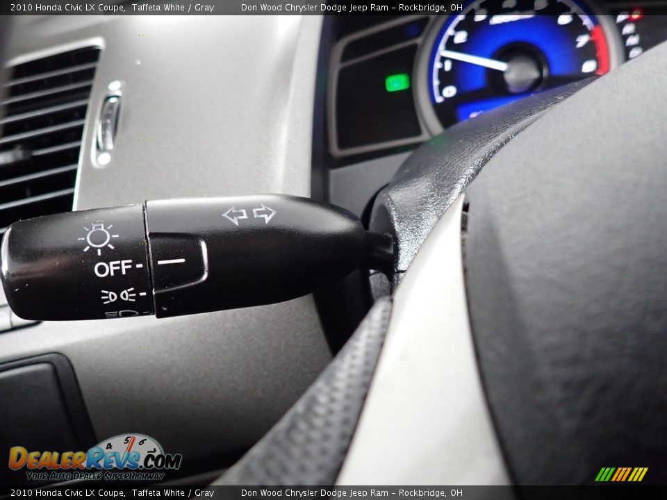 2010 Honda Civic LX Coupe Taffeta White / Gray Photo #22