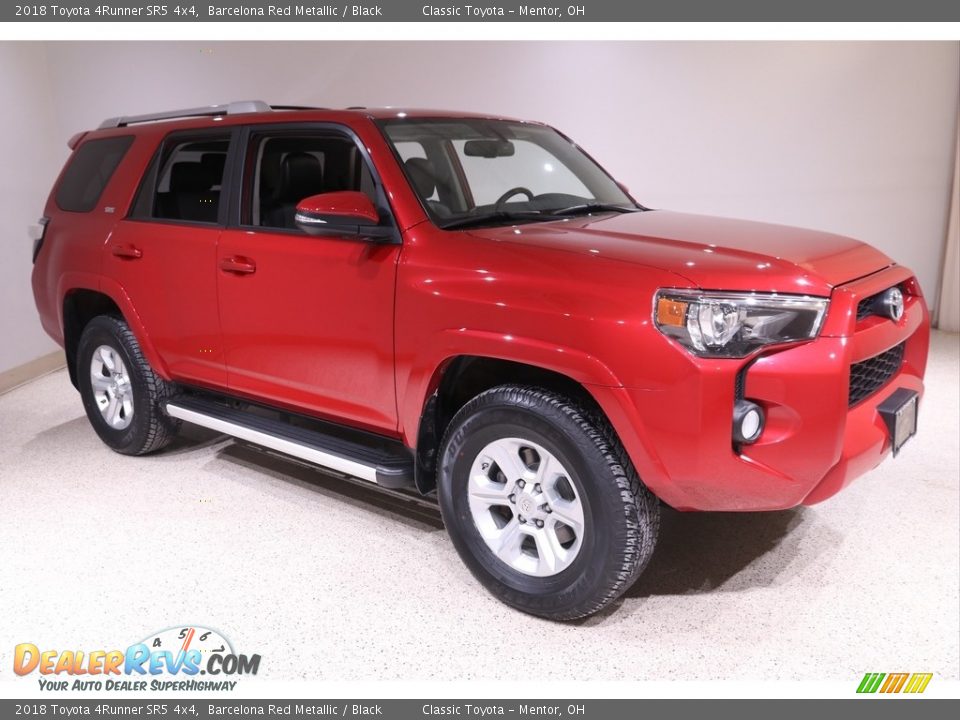 2018 Toyota 4Runner SR5 4x4 Barcelona Red Metallic / Black Photo #1