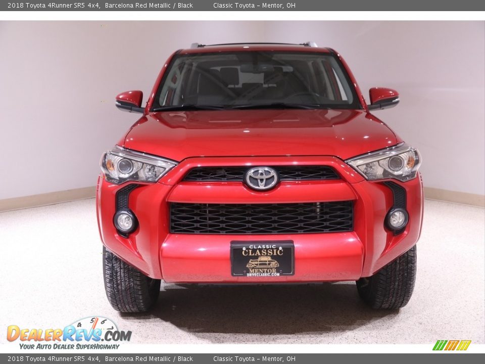 2018 Toyota 4Runner SR5 4x4 Barcelona Red Metallic / Black Photo #2