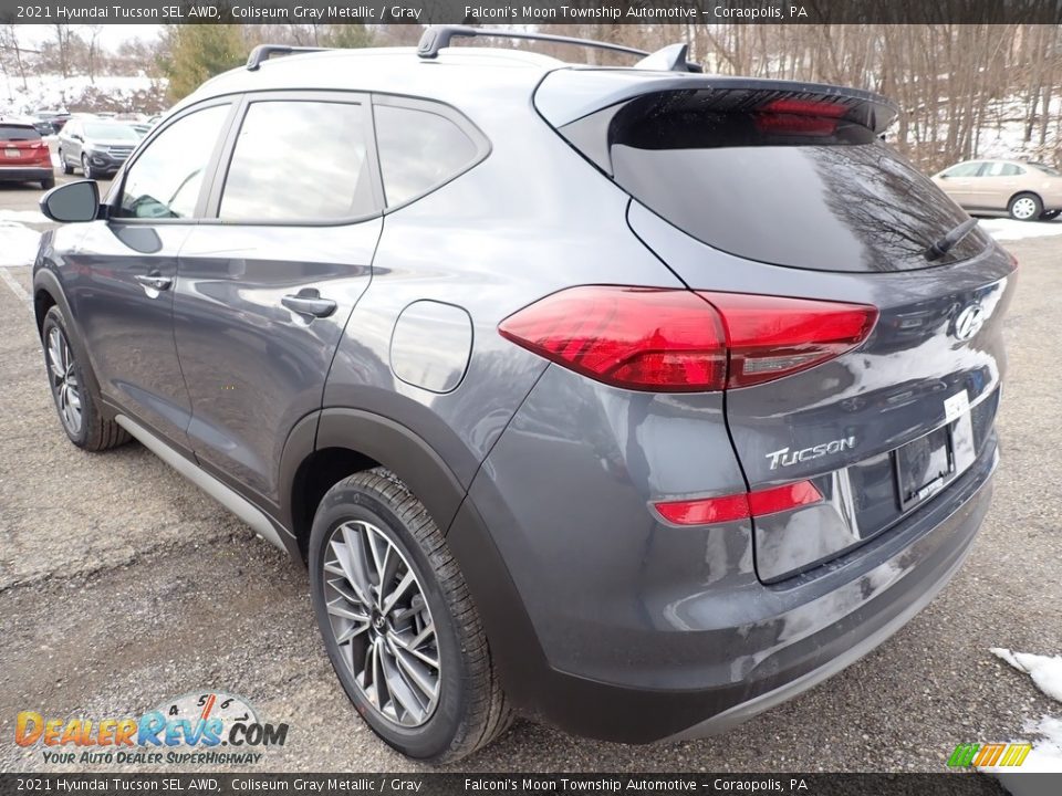 2021 Hyundai Tucson SEL AWD Coliseum Gray Metallic / Gray Photo #6